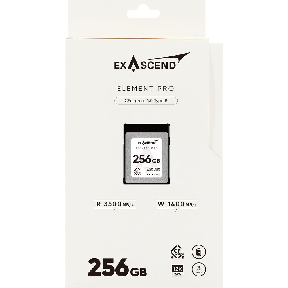 EXASCEND CFexpress 4.0 Type B Element Pro Series 256GB - Image 4