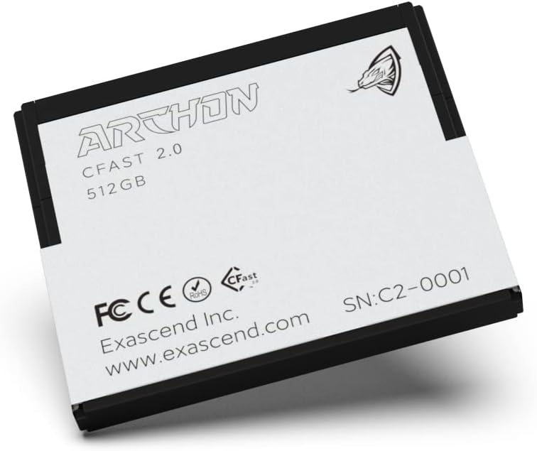 Alternative view of EXASCEND Archon CFast 2.0 Memory Card 512GB