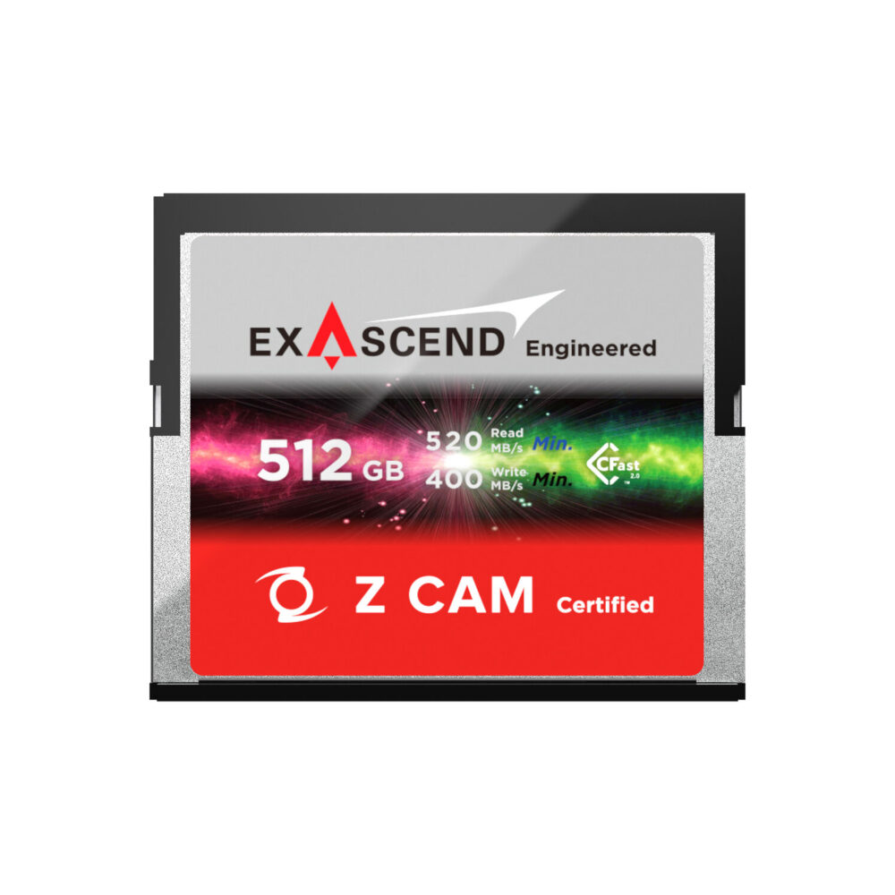 EXASCEND CFast 2.0 Memory Card (ZCAM Approved) 512GB