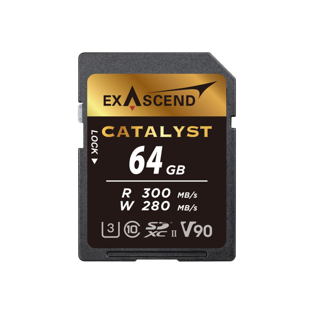 EXASCEND Catalyst UHS-II SDXC Memory Card (V90) 64GB