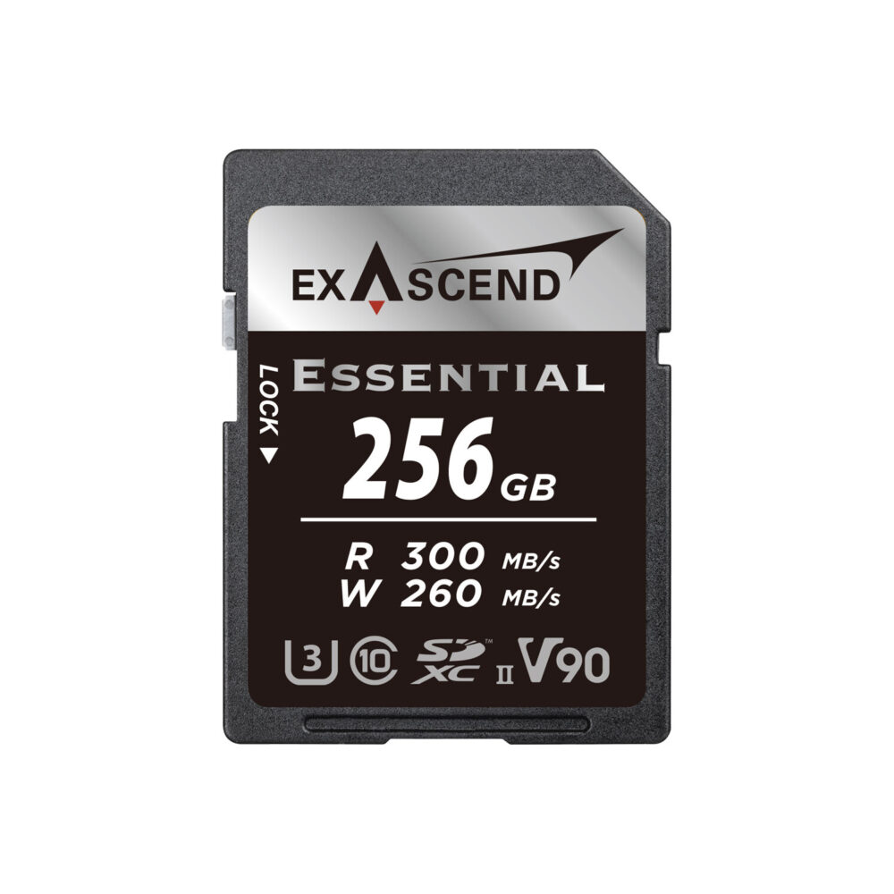 EXASCEND Essential UHS-II SDXC Memory Card (V90) 256GB