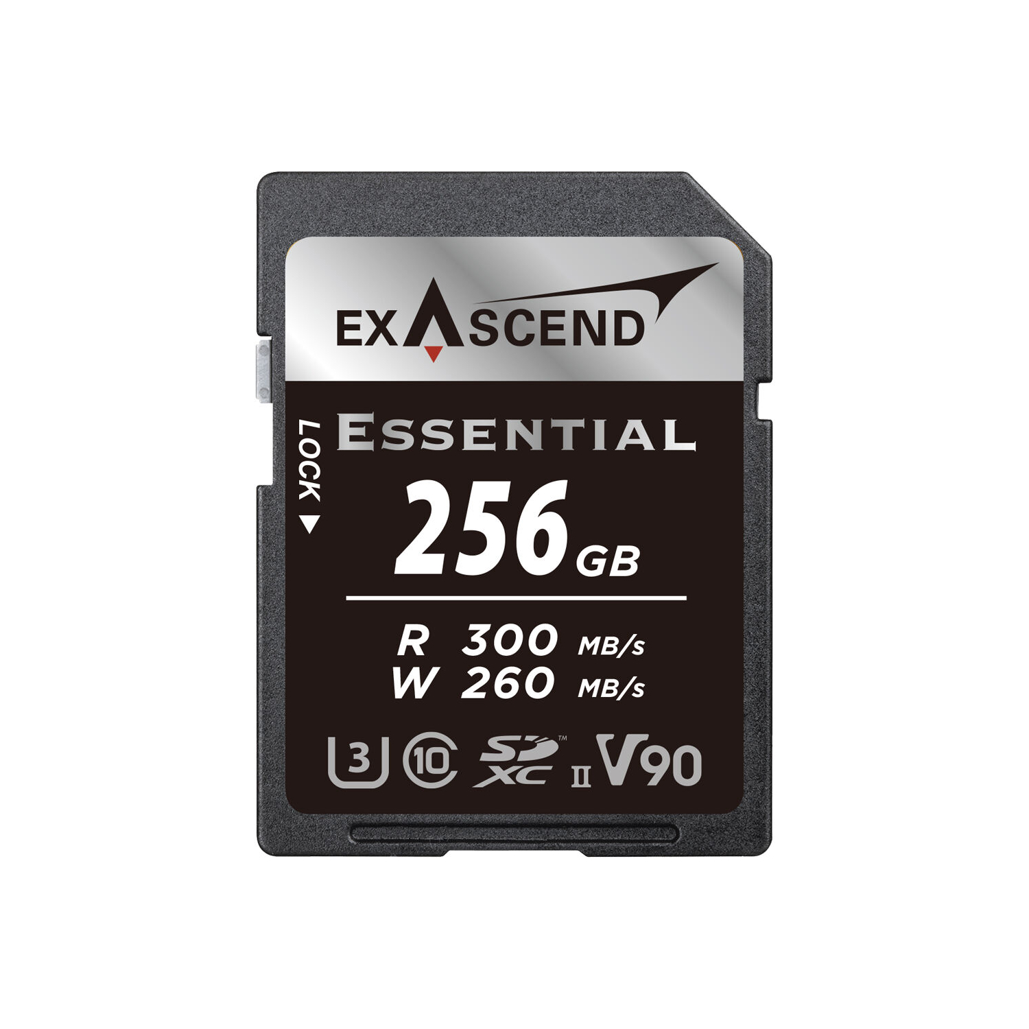 EXASCEND Essential UHS-II SDXC Memory Card (V90) 256GB