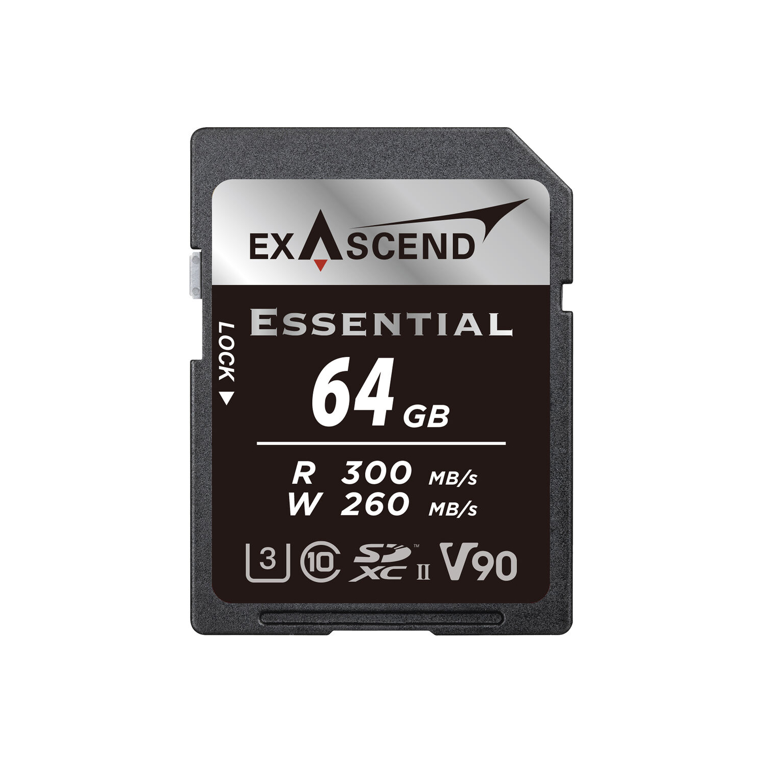 EXASCEND Essential UHS-II SDXC Memory Card (V90) 64GB