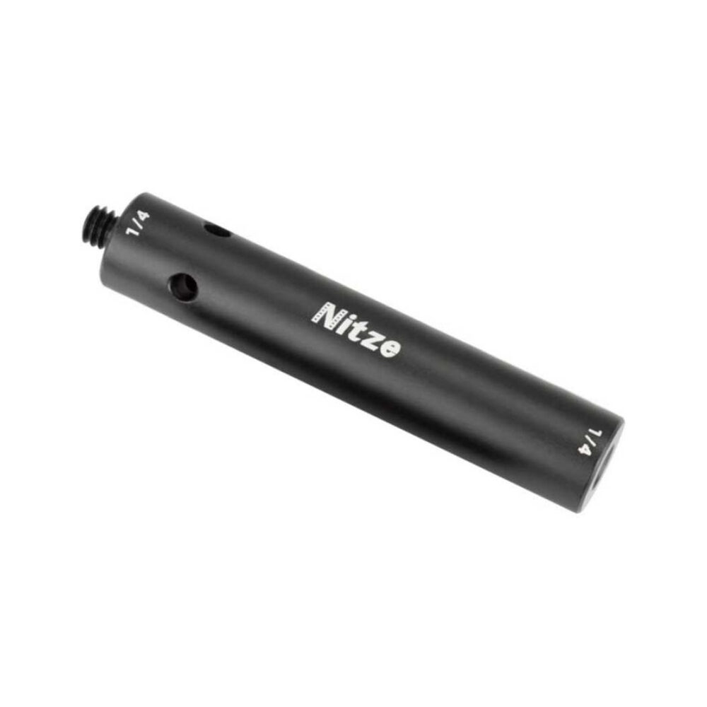 Nitze 15mm Aluminium Rod - 100mm with 1/4" Screw Thread