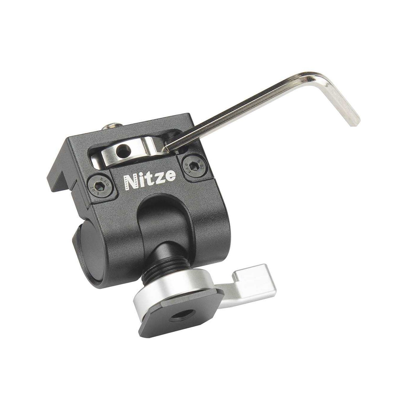 Nitze Elf Series Monitor Houder (QR Cold Shoe To 1/4-20 Screw)