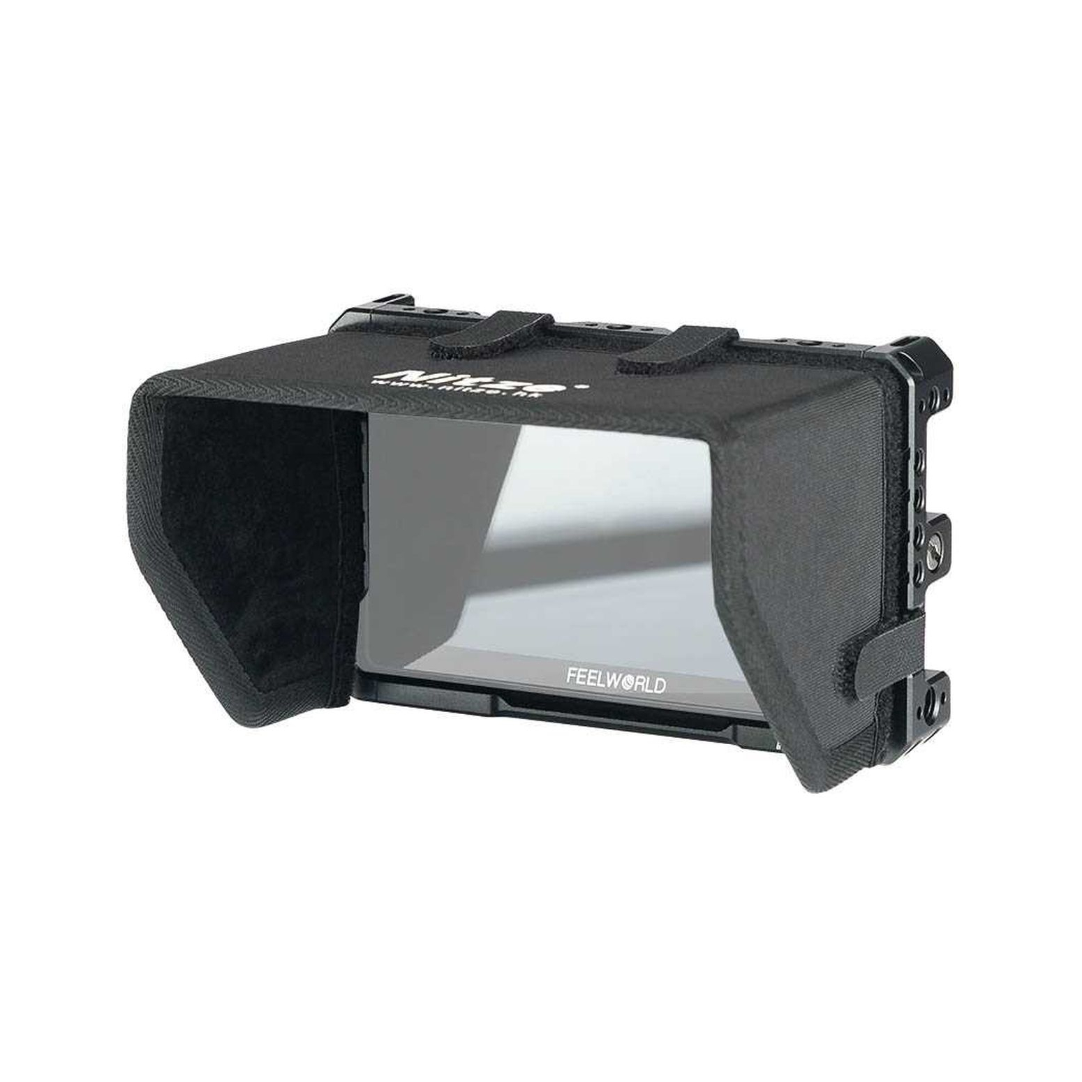 Nitze Monitor Cage for Feelworld LUT5 5.5" with Sunhood (JT-F02B)