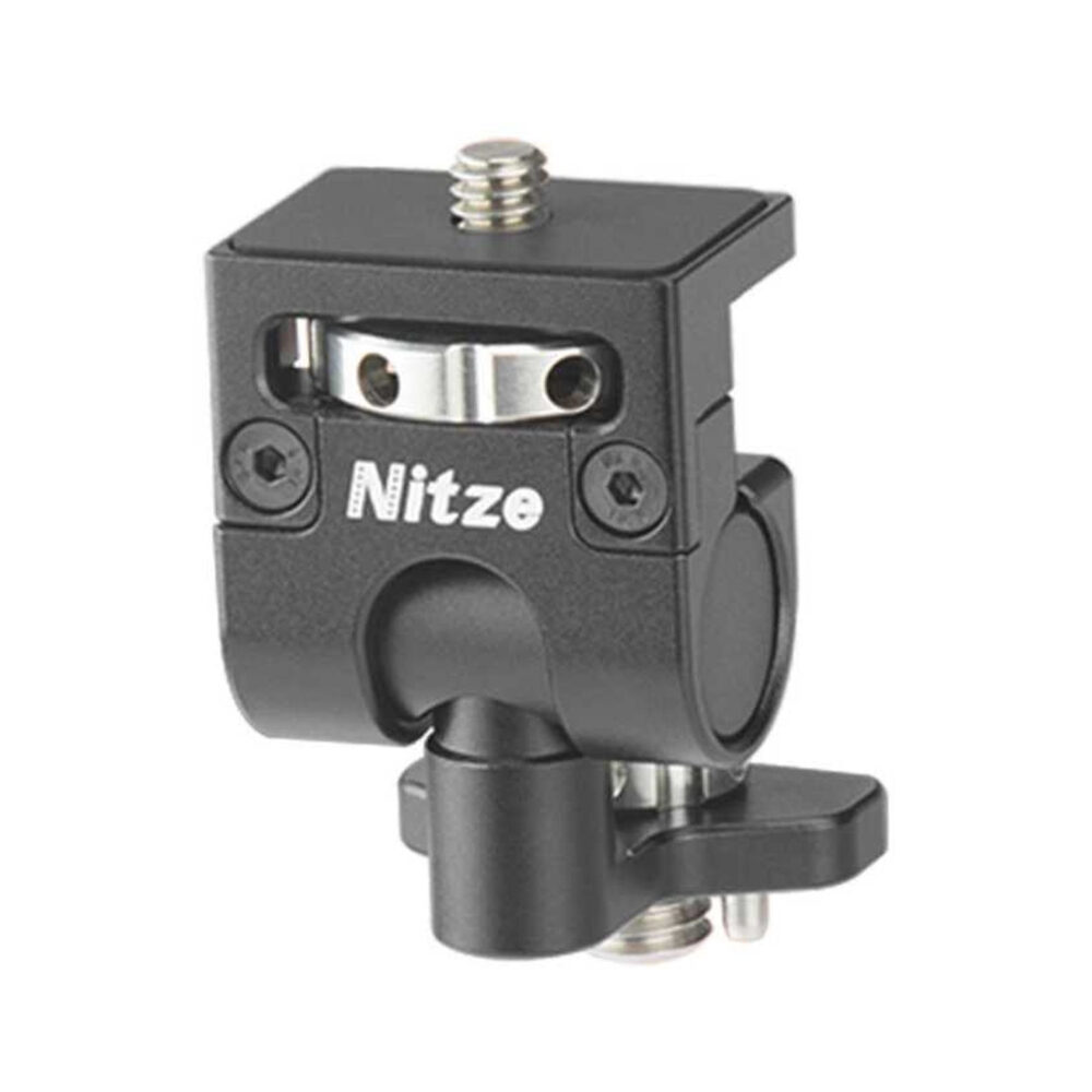 Nitze Monitor Holder + Tilt - 3/8 ARRI Loc Pins To 1/4 (N54-F/4.0)