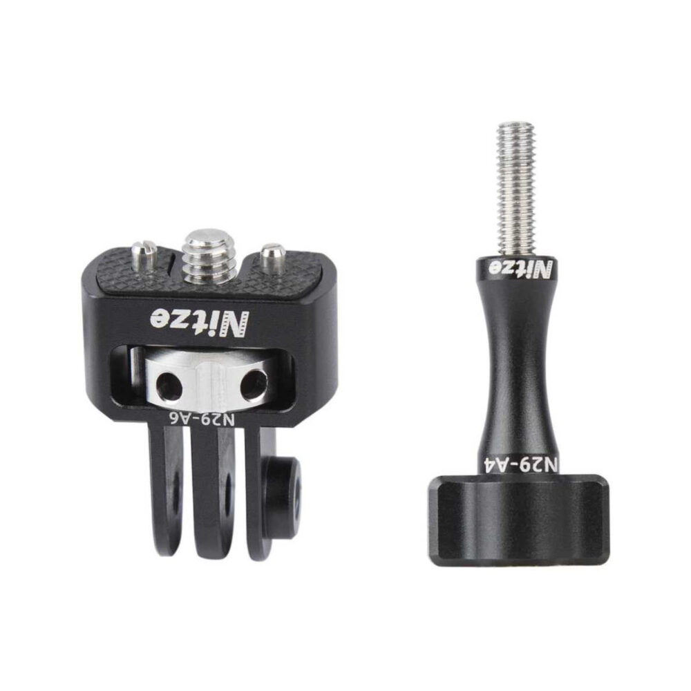 Nitze 1/4" ARRI Locating Pins Mount For GoPro (N29-B2)