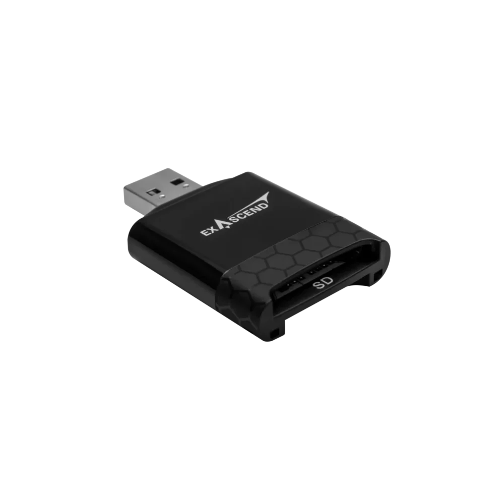 Alternative view of EXASCEND SD / microSD – Dual-slot Card Reader (UHS-II)