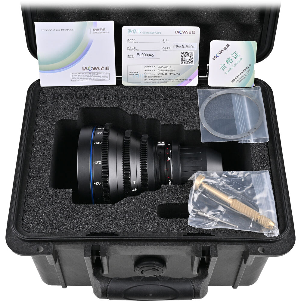 Laowa 15mm T4.8 Zero-D Shift Cine Lens - ARRI PL - Image 4