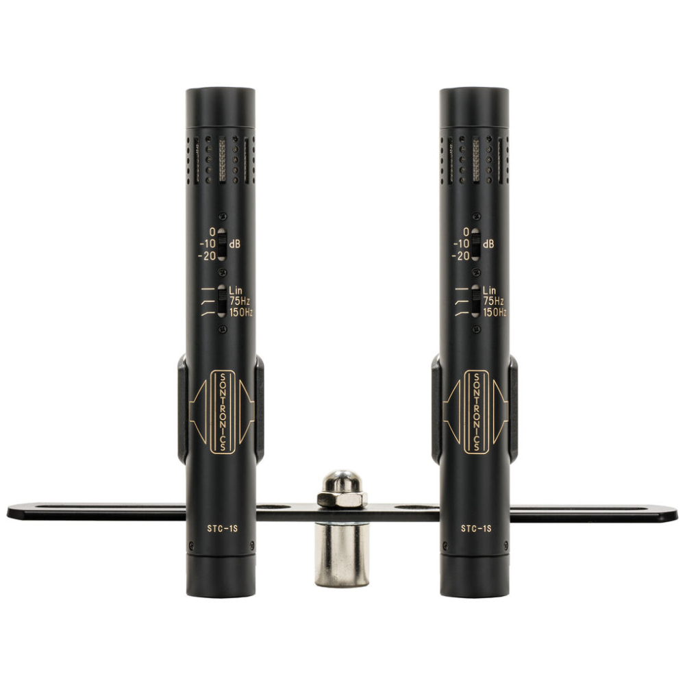 Sontronics STC-1S Stereo Pair of Small-Diaphragm Condenser Microphone (Black)