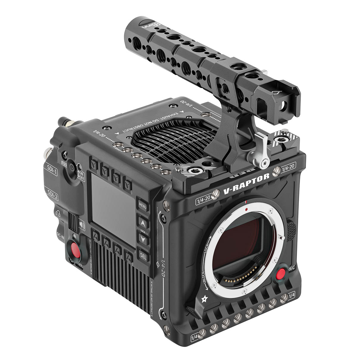 8Sinn Top Handle Pro V2 + 8Sinn NATO Rail for RED Komodo / Komodo-X / V-Raptor - Görsel 4