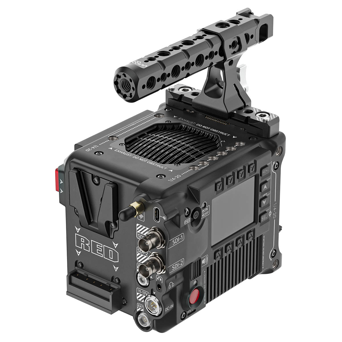 8Sinn Top Handle Pro V2 + 8Sinn NATO Rail for RED Komodo / Komodo-X / V-Raptor - Görsel 5