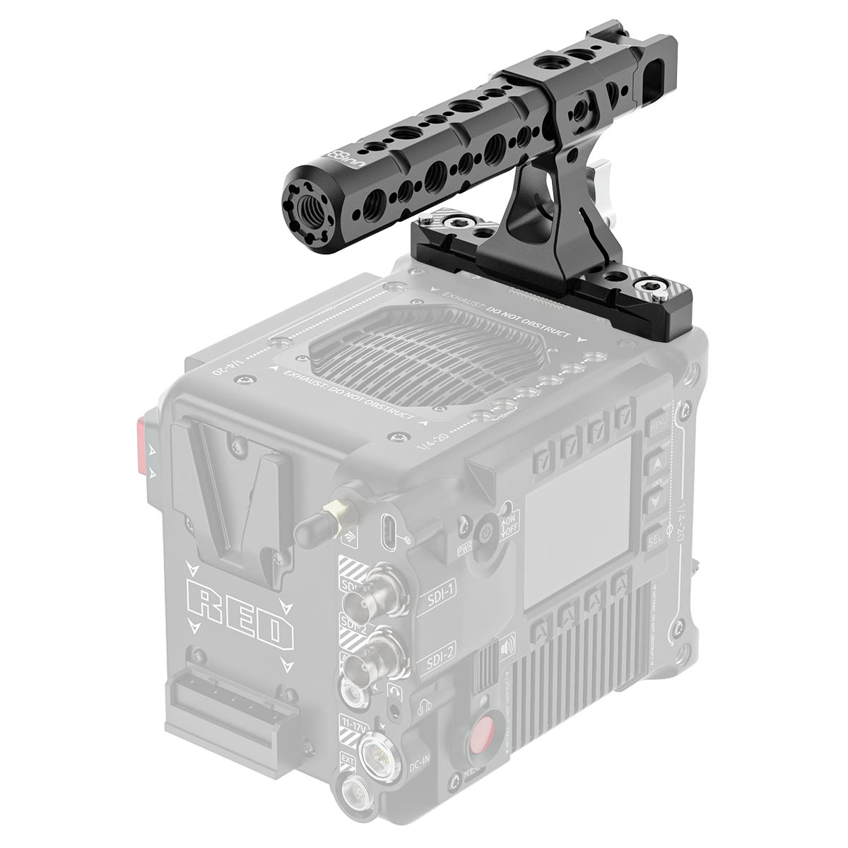 8Sinn Top Handle Pro V2 + 8Sinn NATO Rail for RED Komodo / Komodo-X / V-Raptor - Görsel 3