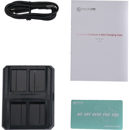 Hollyland Solidcom C1 Pro 4-Slot Battery Charging Case - Image 6
