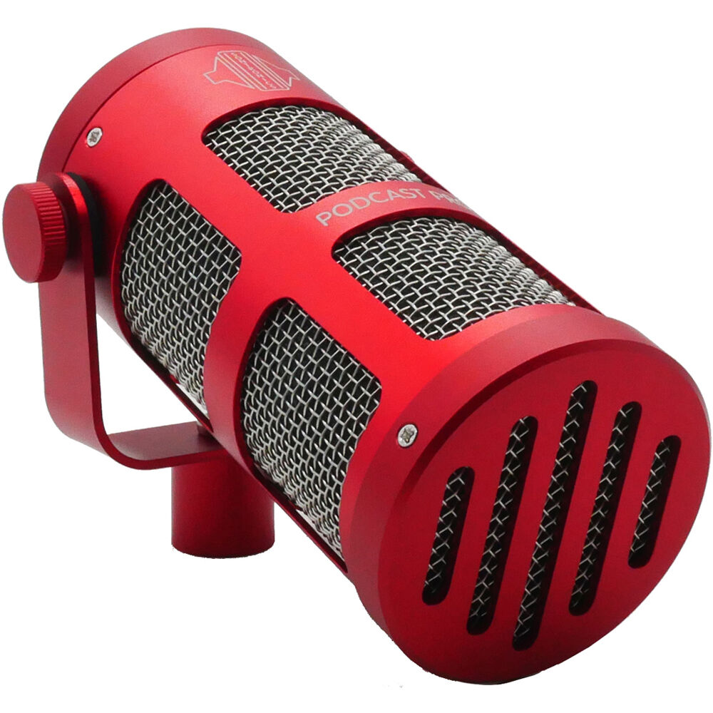 Sontronics Podcast Pro Supercardioid Dynamic Microphone (Red) - Image 3