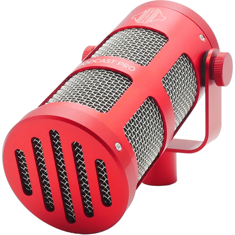 Sontronics Podcast Pro Supercardioid Dynamic Microphone (Red) - Image 6