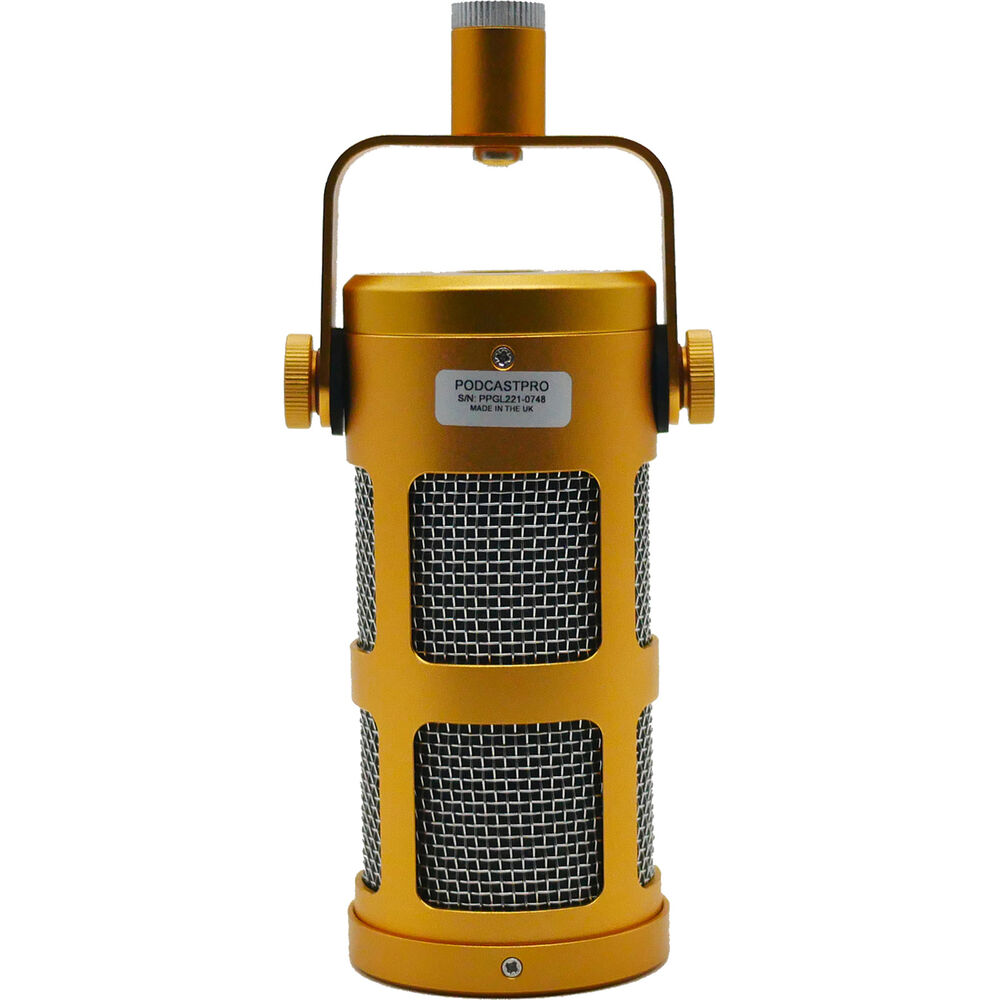 Sontronics Podcast Pro Supercardioid Dynamic Microphone (Gold) - Image 5