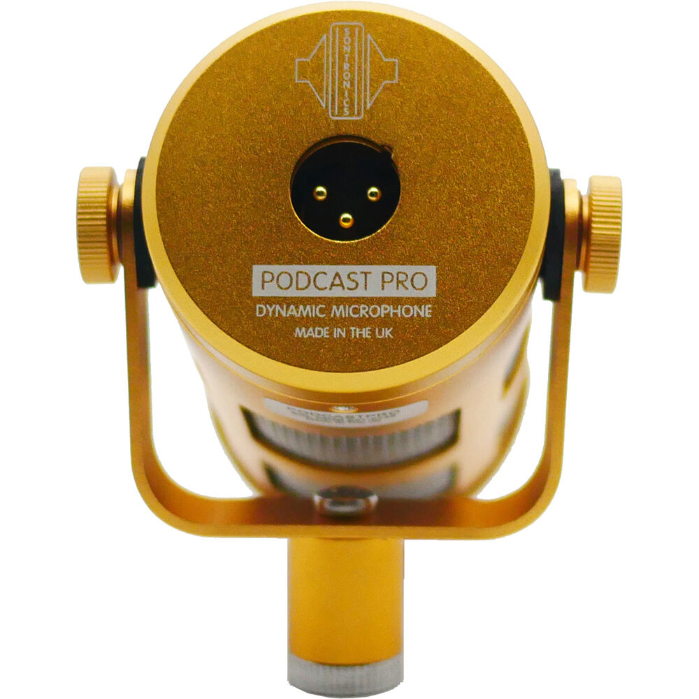 Sontronics Podcast Pro Supercardioid Dynamic Microphone (Gold) - Image 6