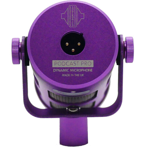 Sontronics Podcast Pro Supercardioid Dynamic Microphone (Purple) - Afbeelding 7