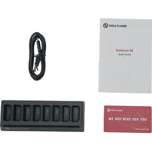 Alternative view of Hollyland 8-Slot Battery Charging Base