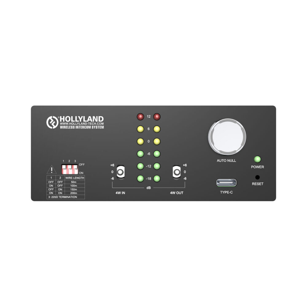 Hollyland 2/4 Wire Converter for Intercom Systems