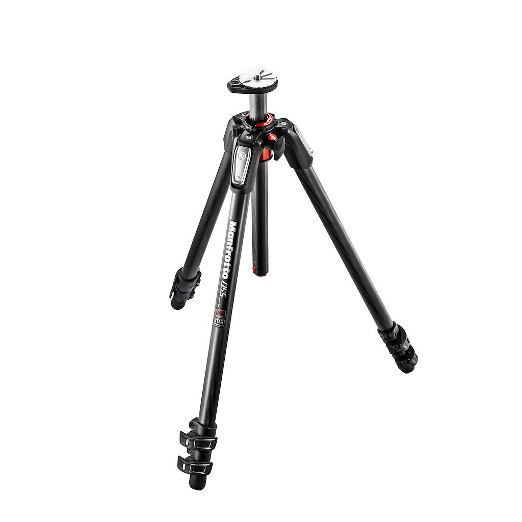 Manfrotto 055 carbon fibre 3-section photo tripod
