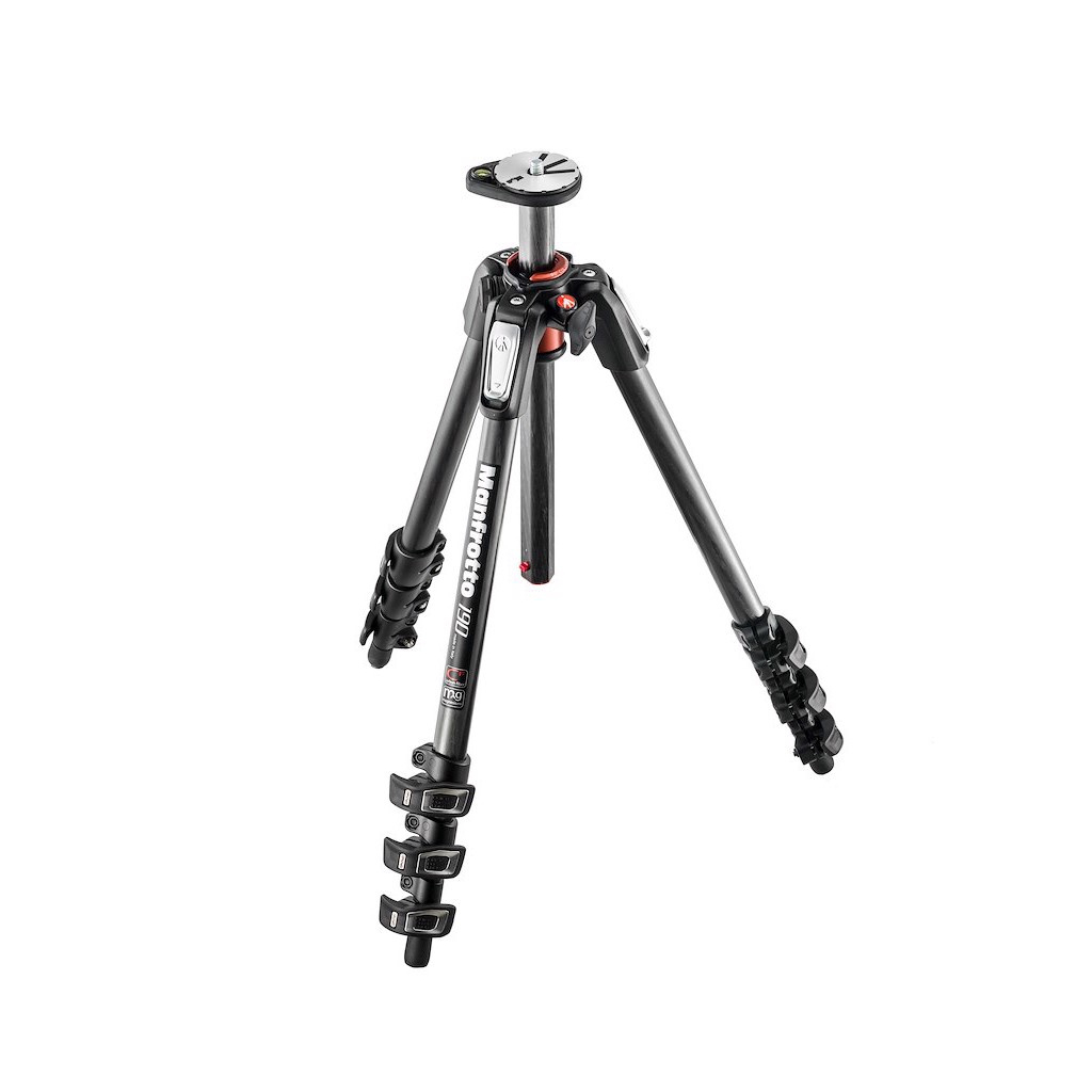 Manfrotto 190 Carbon Fibre 4-Section camera tripod