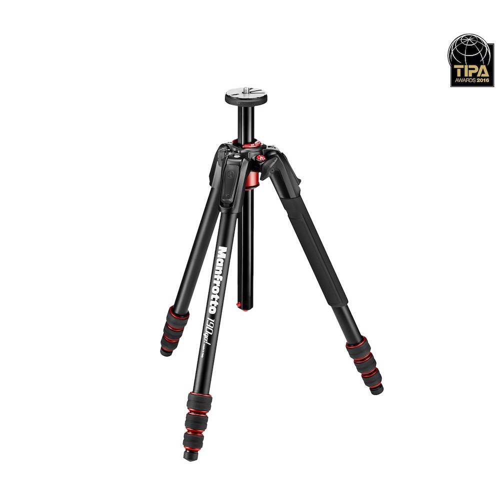 Manfrotto 190go! MS Aluminum 4-Section photo Tripod with twist locks