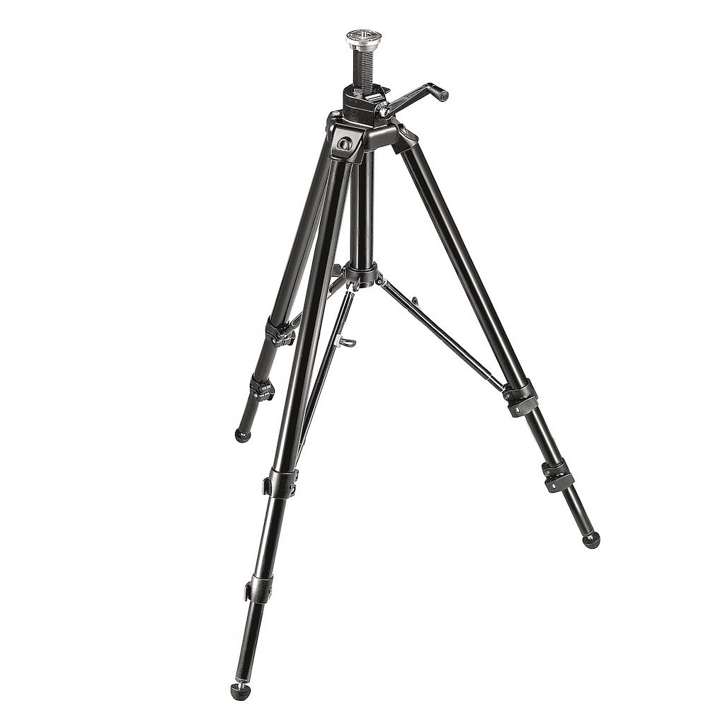 Manfrotto Aluminium Pro Geared Tripod with Geared Column - Black