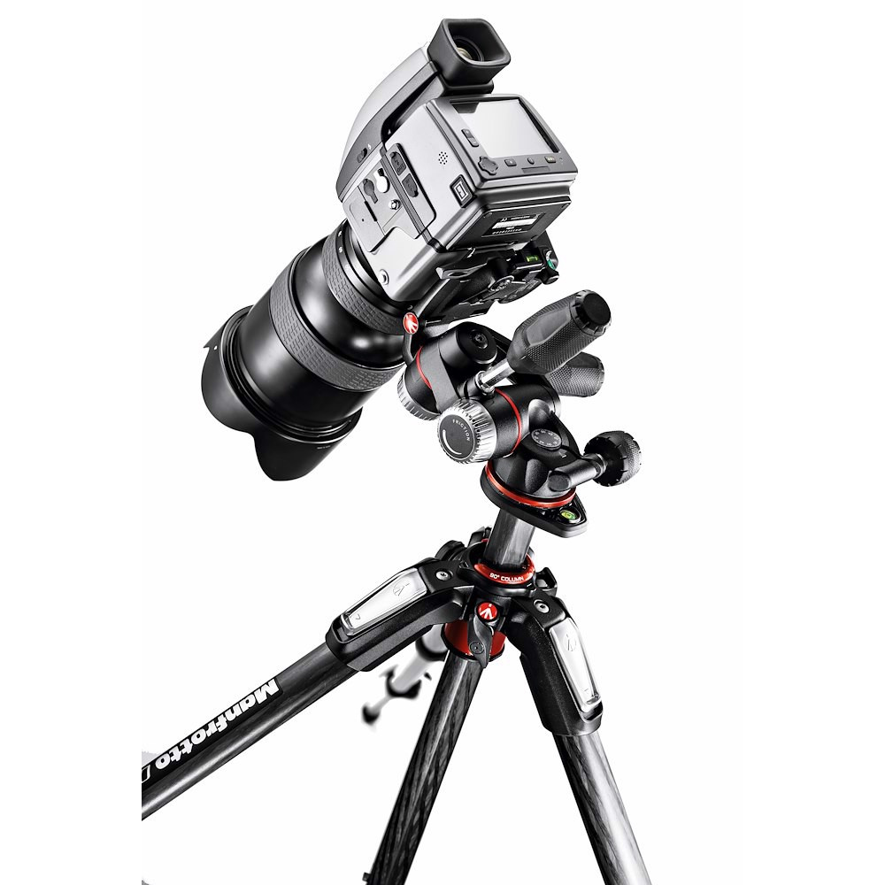 Manfrotto 055 carbon fibre 3-section photo tripod - Image 4