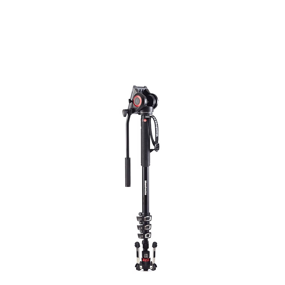 Manfrotto XPRO 4 Section Video Monopod with Fluid head & FLUIDTECH base - Image 5