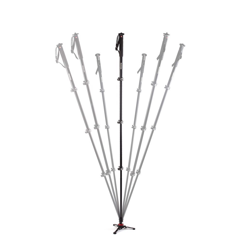 Manfrotto XPRO 4 Section Video Monopod Aluminium with FLUIDTECH base - Image 3