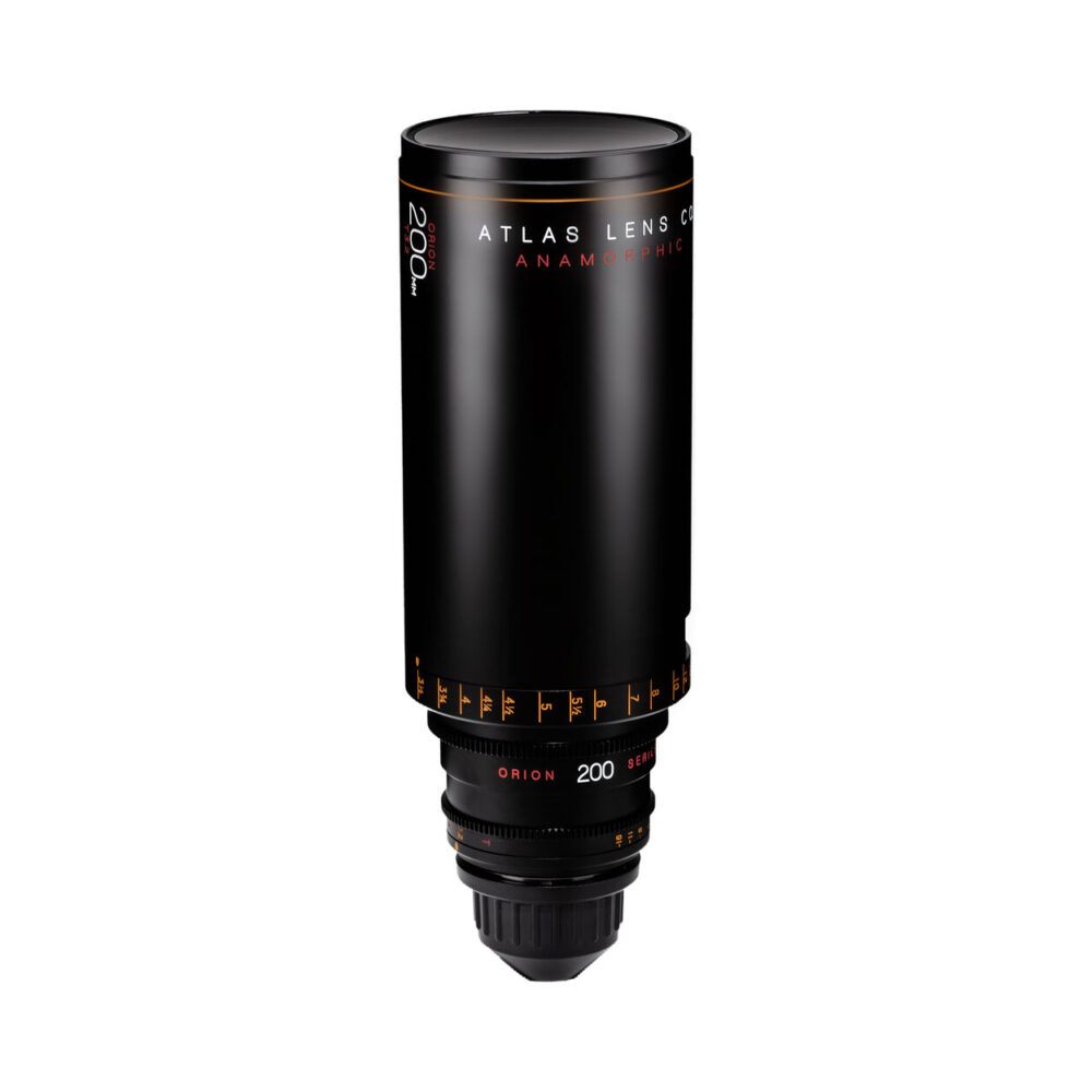 Atlas Lens Co. Orion 200MM Anamorphic Prime PL Mount Lens (Metric scale)