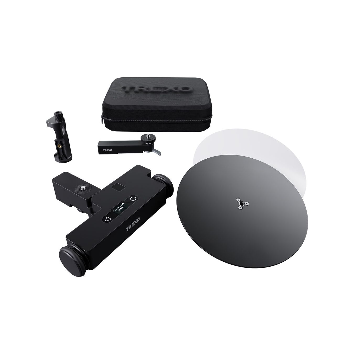 TREXO Wheels Motorized Tabletop Dolly with Turntable Kit