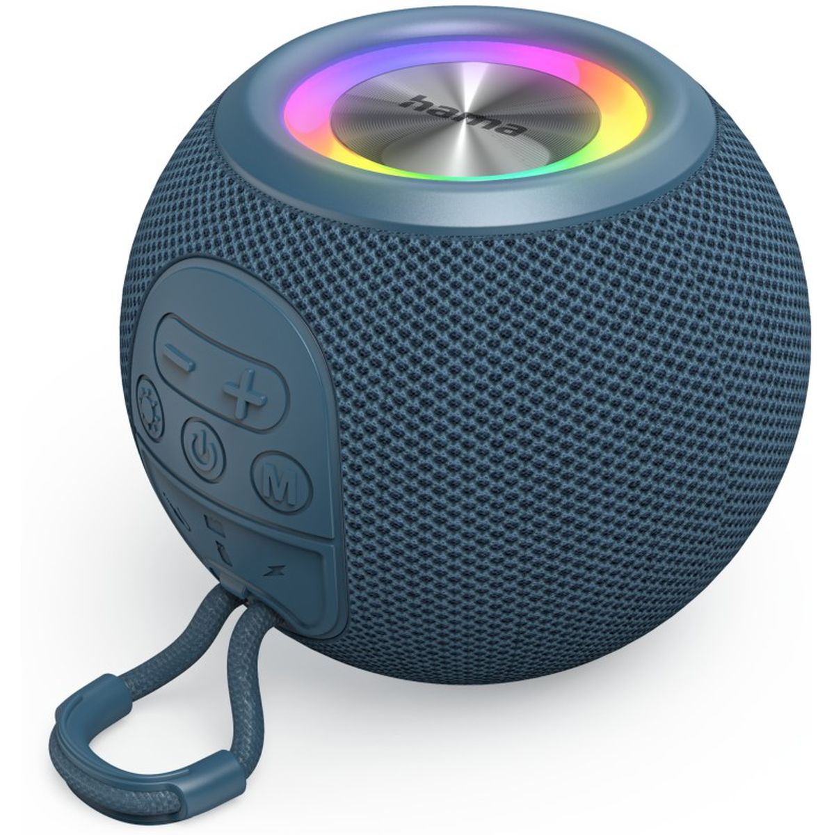 Hama Bluetooth Loudspeaker "Ball Shape Speaker" 5 Light Modes 5W - Blue - immagine 2