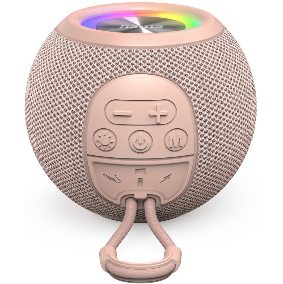Hama Bluetooth Loudspeaker "Ball Shape Speaker" 5 Light Modes 5W - Pink - immagine 3