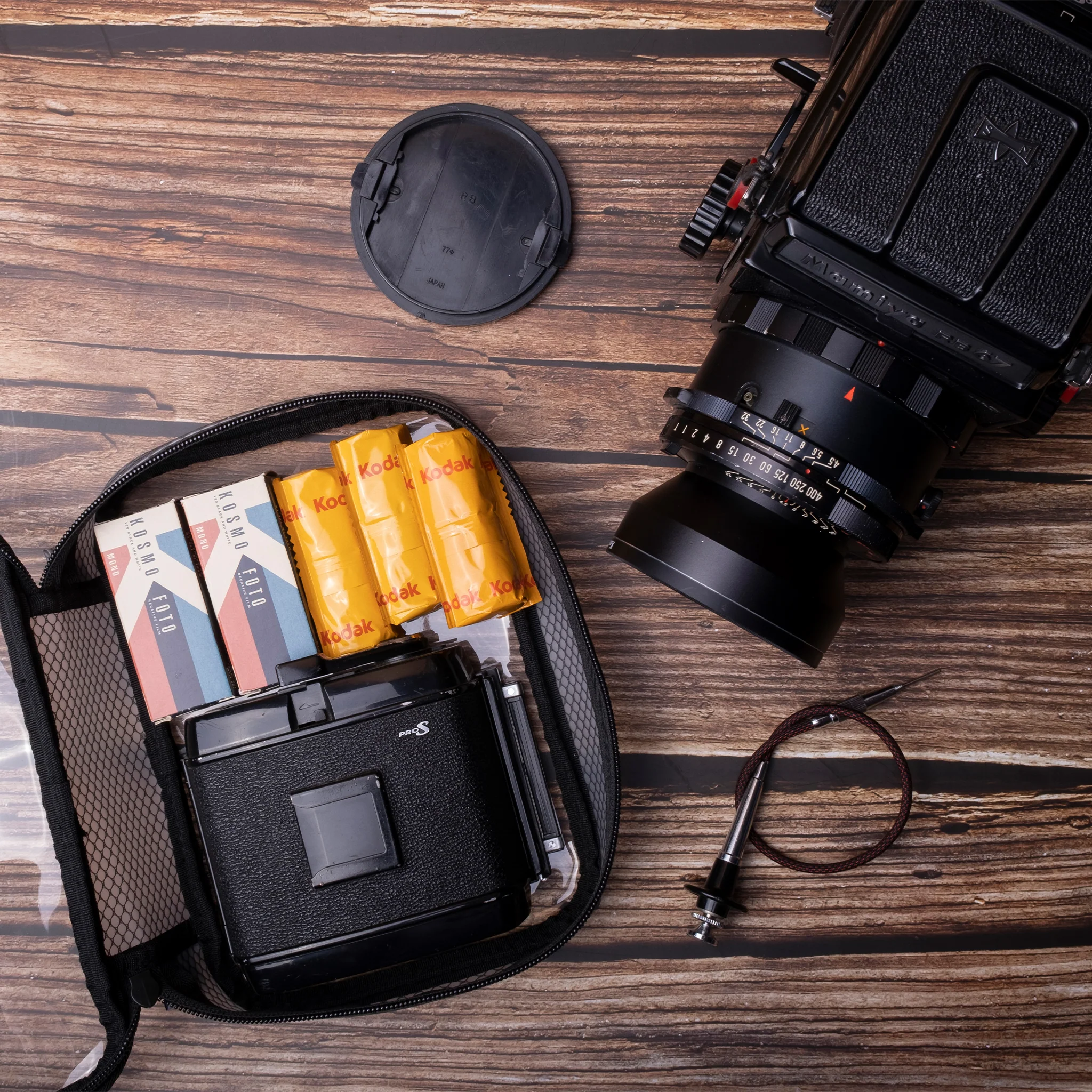 Filmsticks Set of Small, Medium and Large (TPU) Transparent Cases – BLACK - Image 2