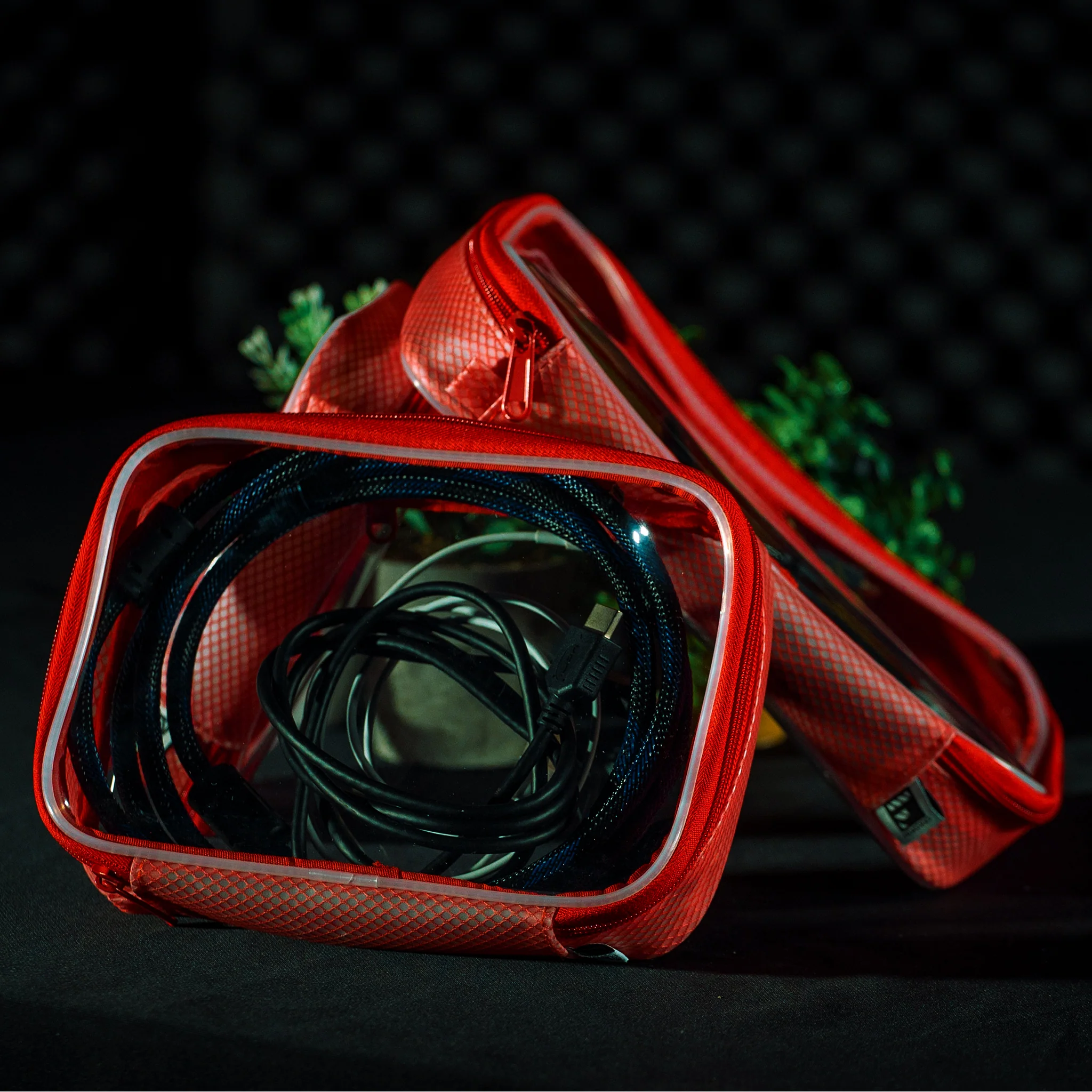 Filmsticks Set of Small, Medium and Large (TPU) Transparent Cases – RED - Image 3