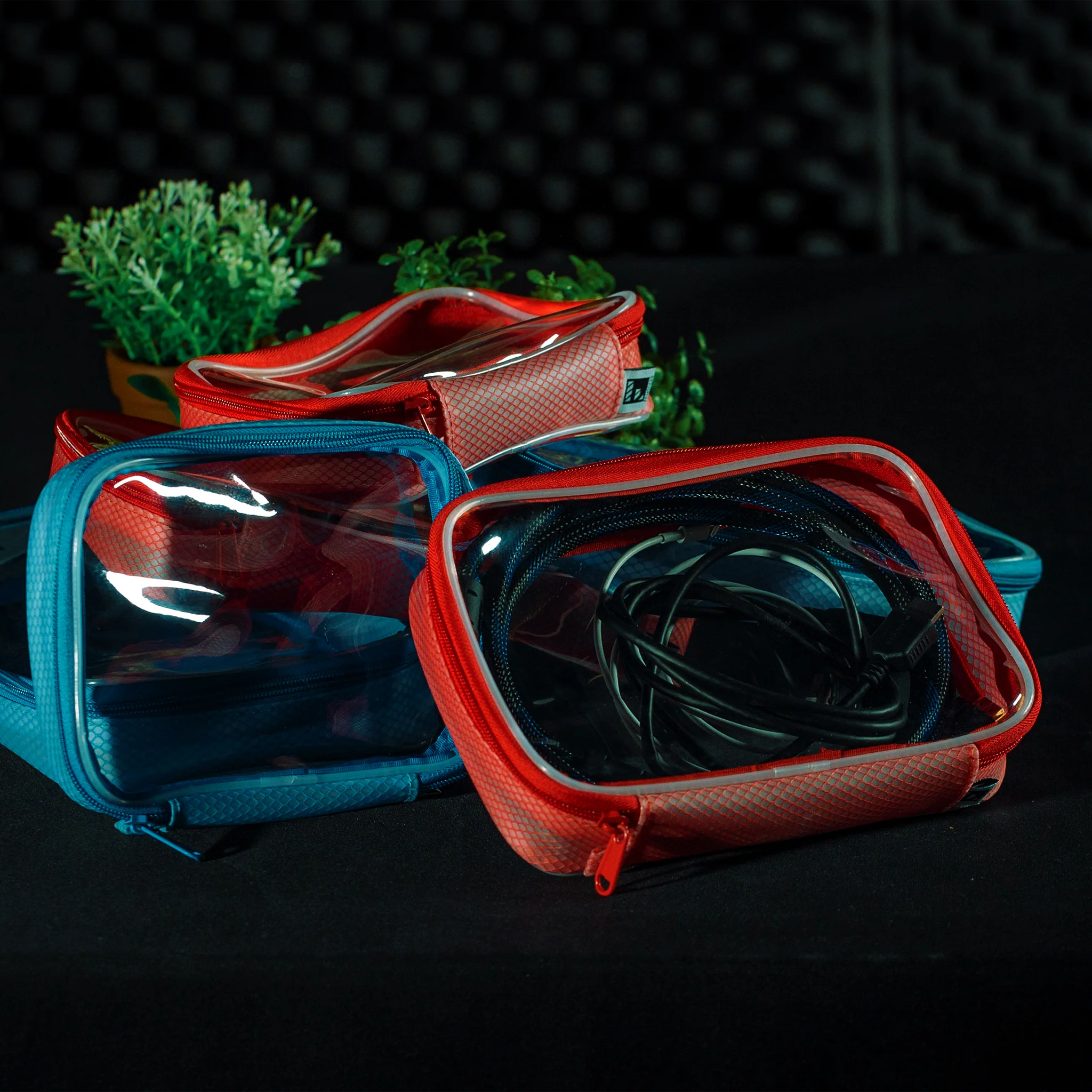 Filmsticks Set of Small, Medium and Large (TPU) Transparent Cases – RED - Image 4