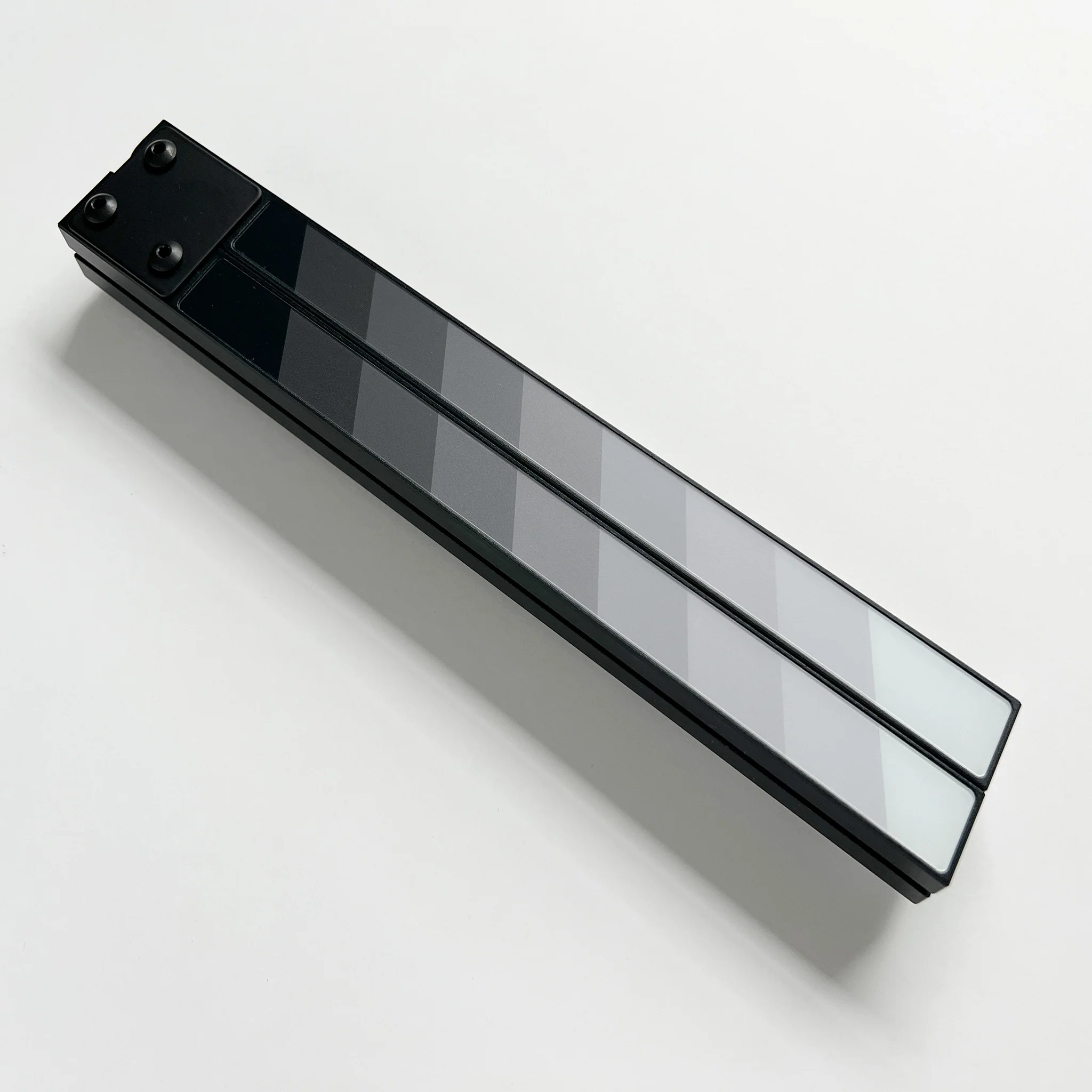 Filmsticks Gripsticks Laminate Resin Small Clapper Sticks - Grey Scale Chevrons - Image 2