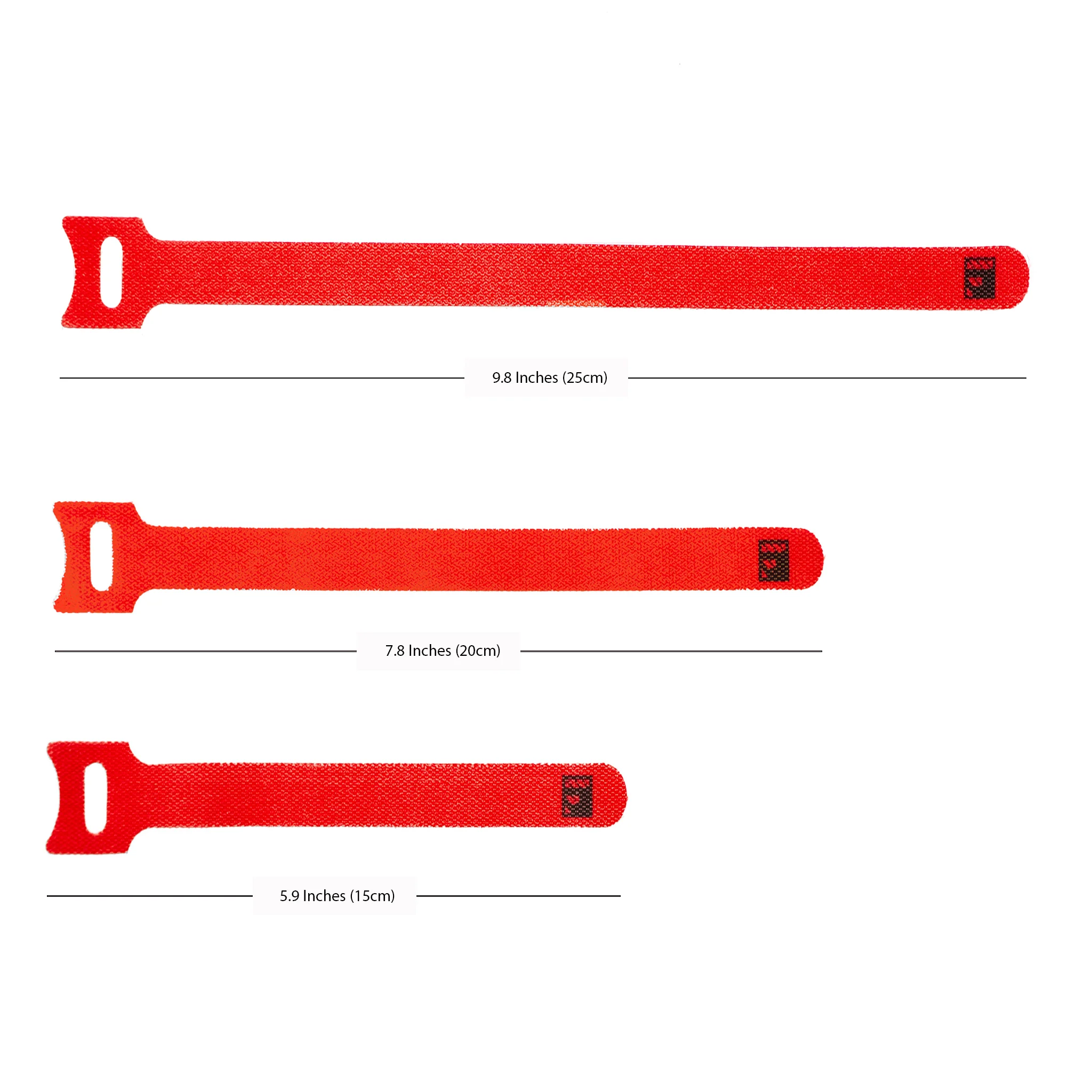 Filmsticks Reusable Hook and Loop Cable Ties – 105 Pieces, 15 cm, 7 Colors - Image 10