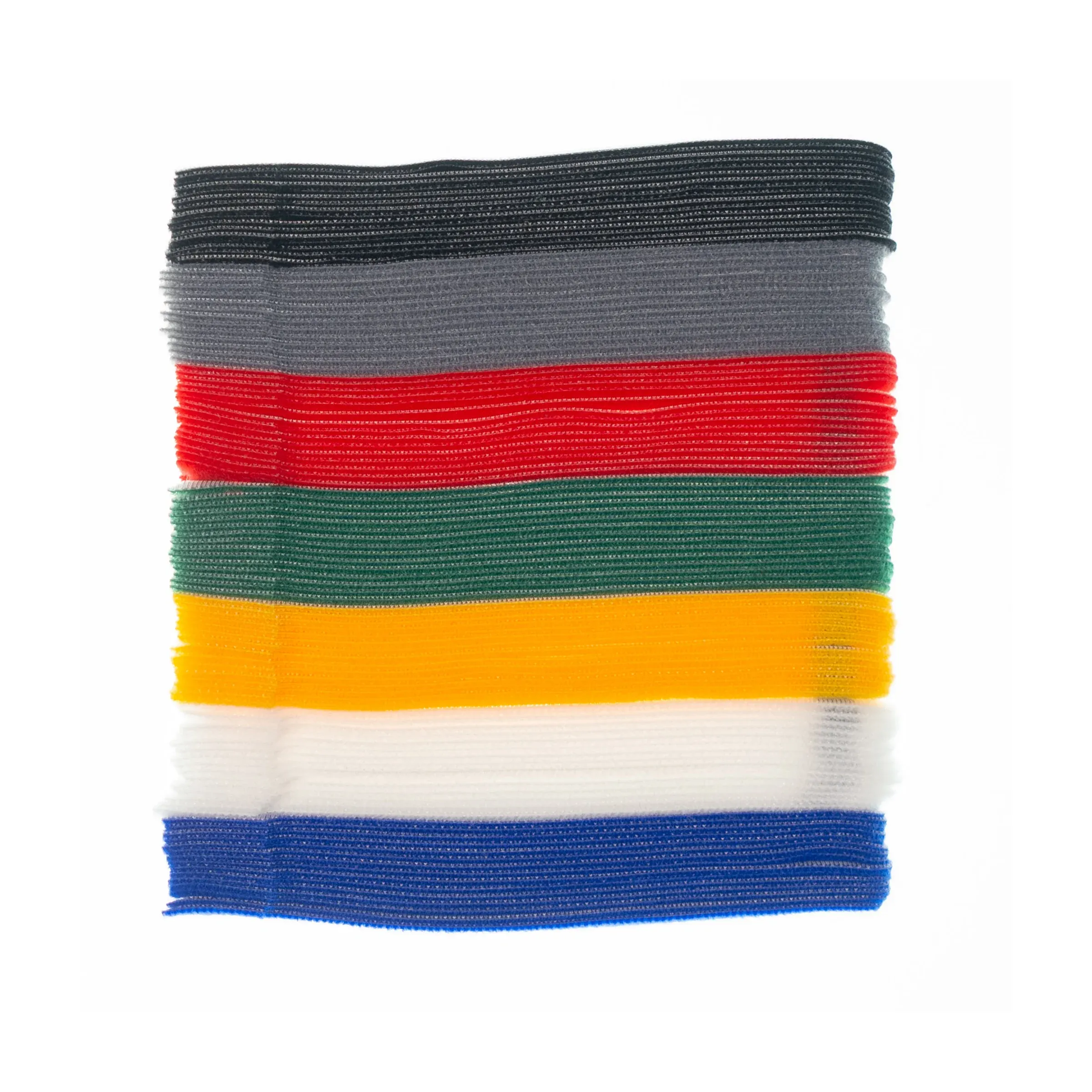 Filmsticks Reusable Hook and Loop Cable Ties – 105 Pieces, 15 cm, 7 Colors