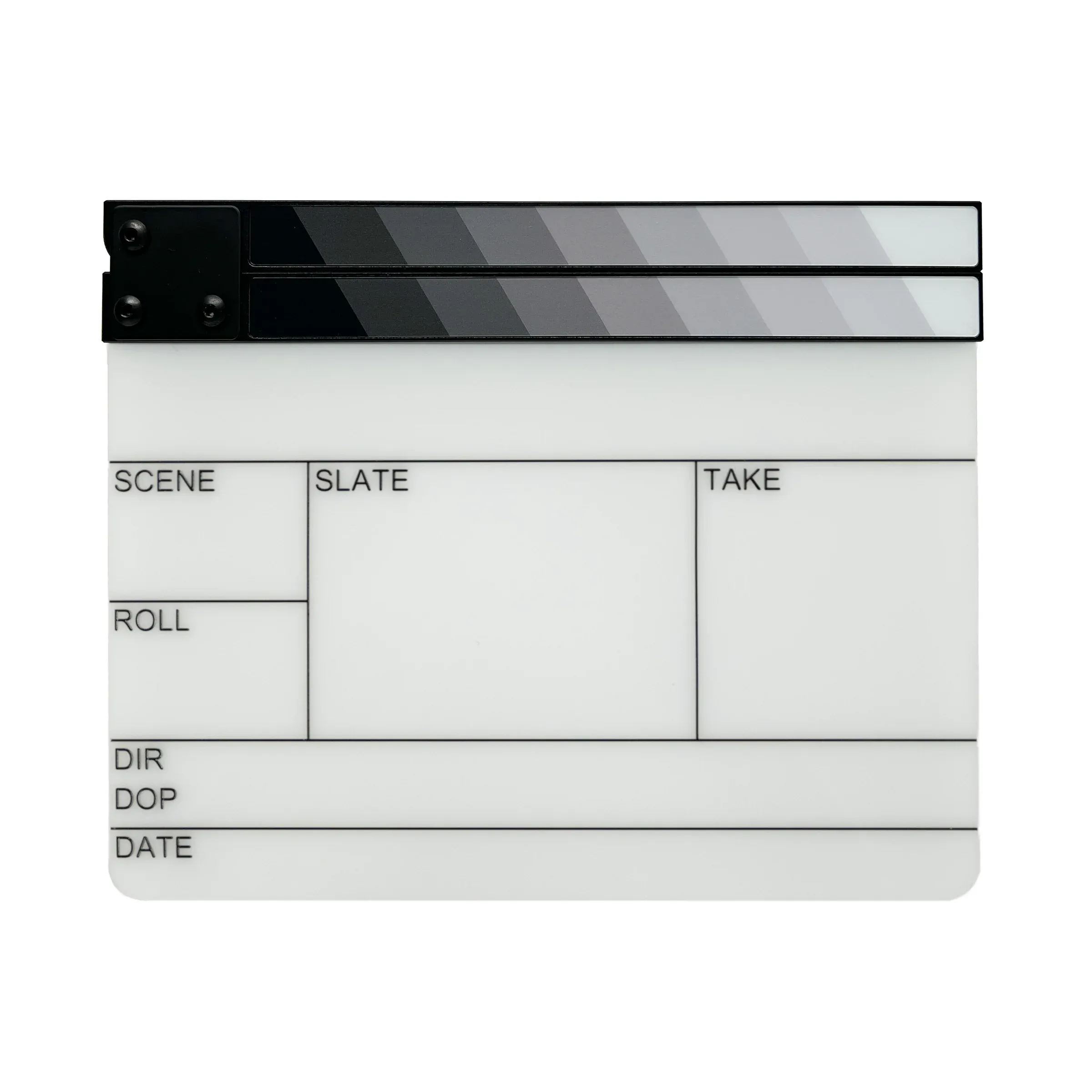 Filmsticks Gripsticks Grey Scale Sticks Clapperboard Kit (UK/EU) - Medium