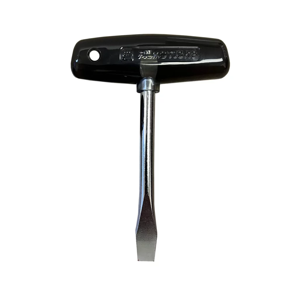 Filmsticks T-Handle Slotted Screwdriver 10mm - BLACK (Extended Shaft Length)