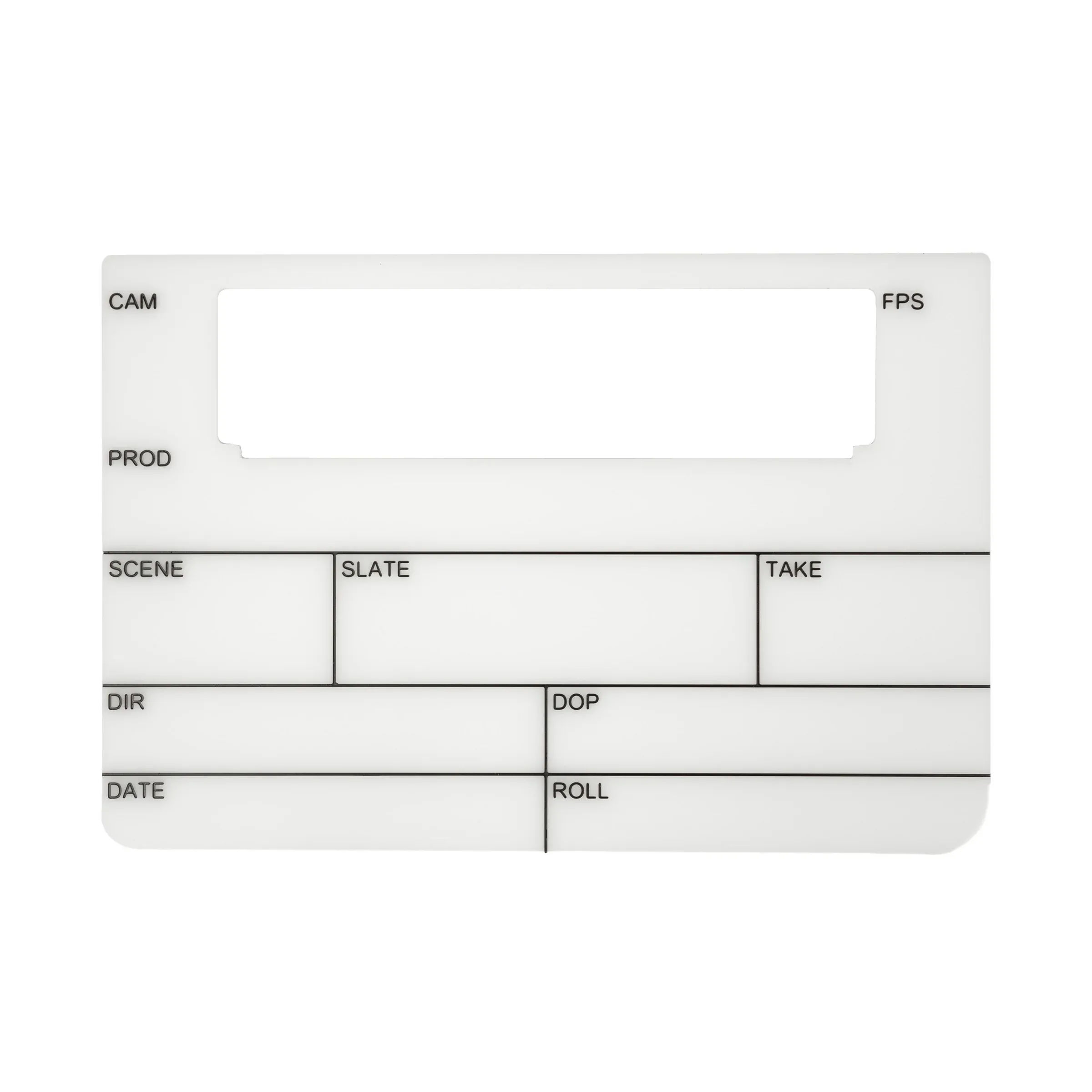 Filmsticks Timecode Acrylic Board Medium - EU Version