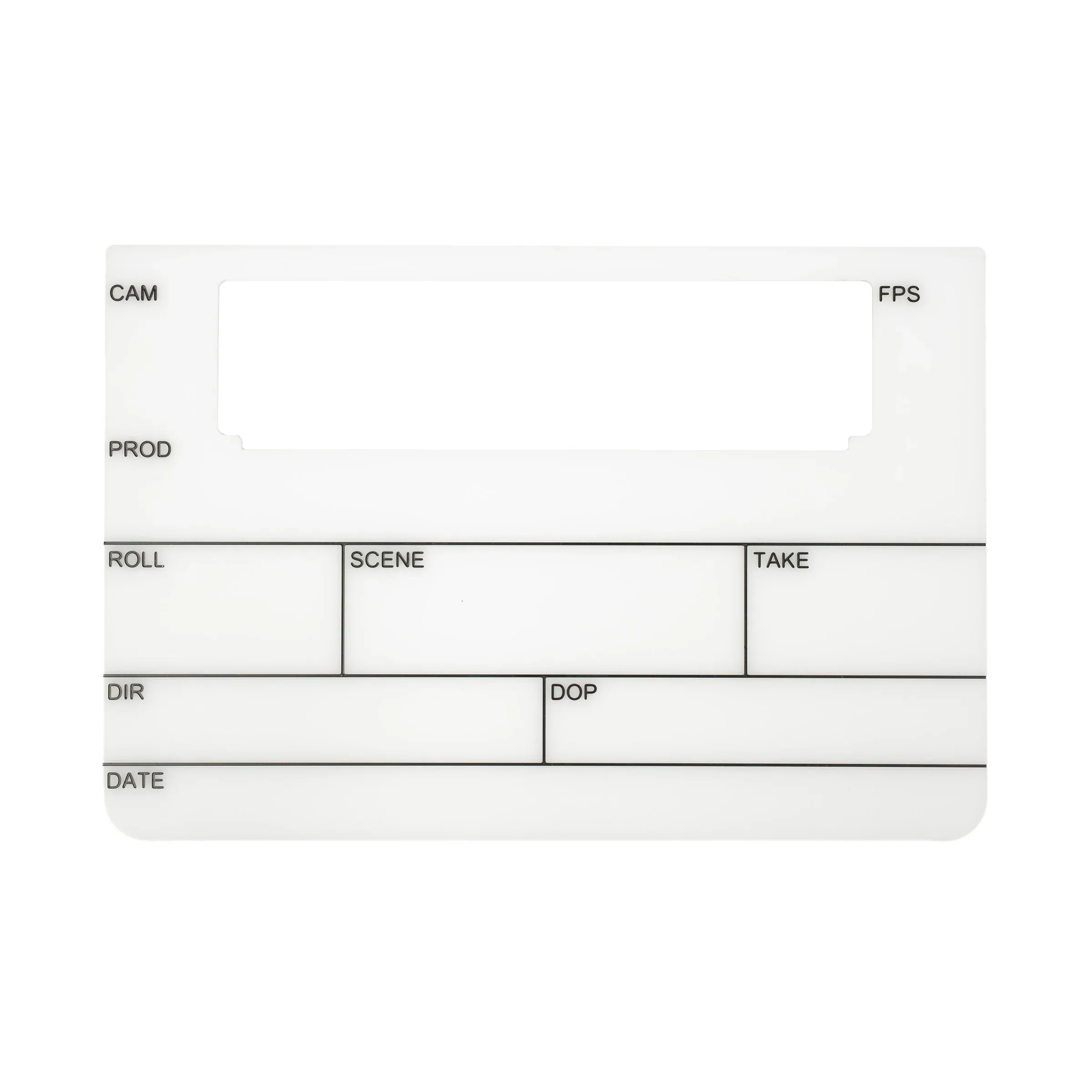 Filmsticks Timecode Acrylic Board Medium - USA Version