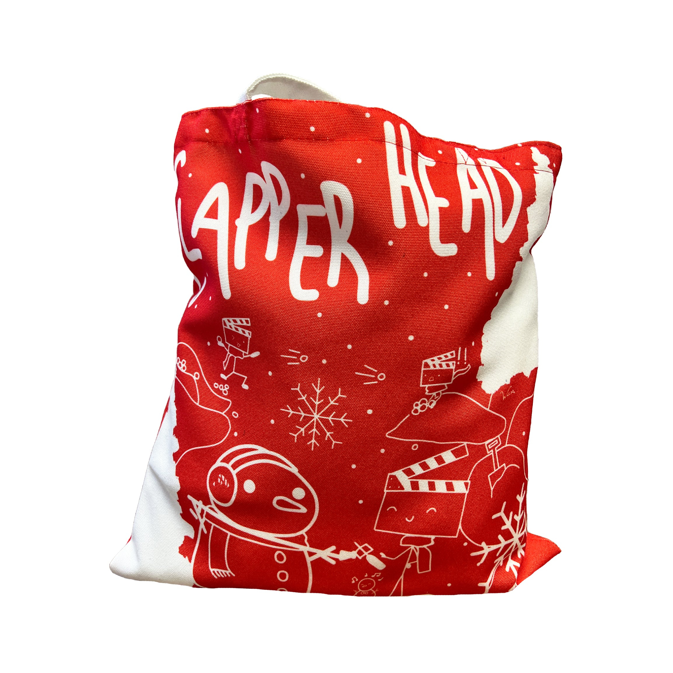 Filmsticks Winter Clapper Head Tote Bag