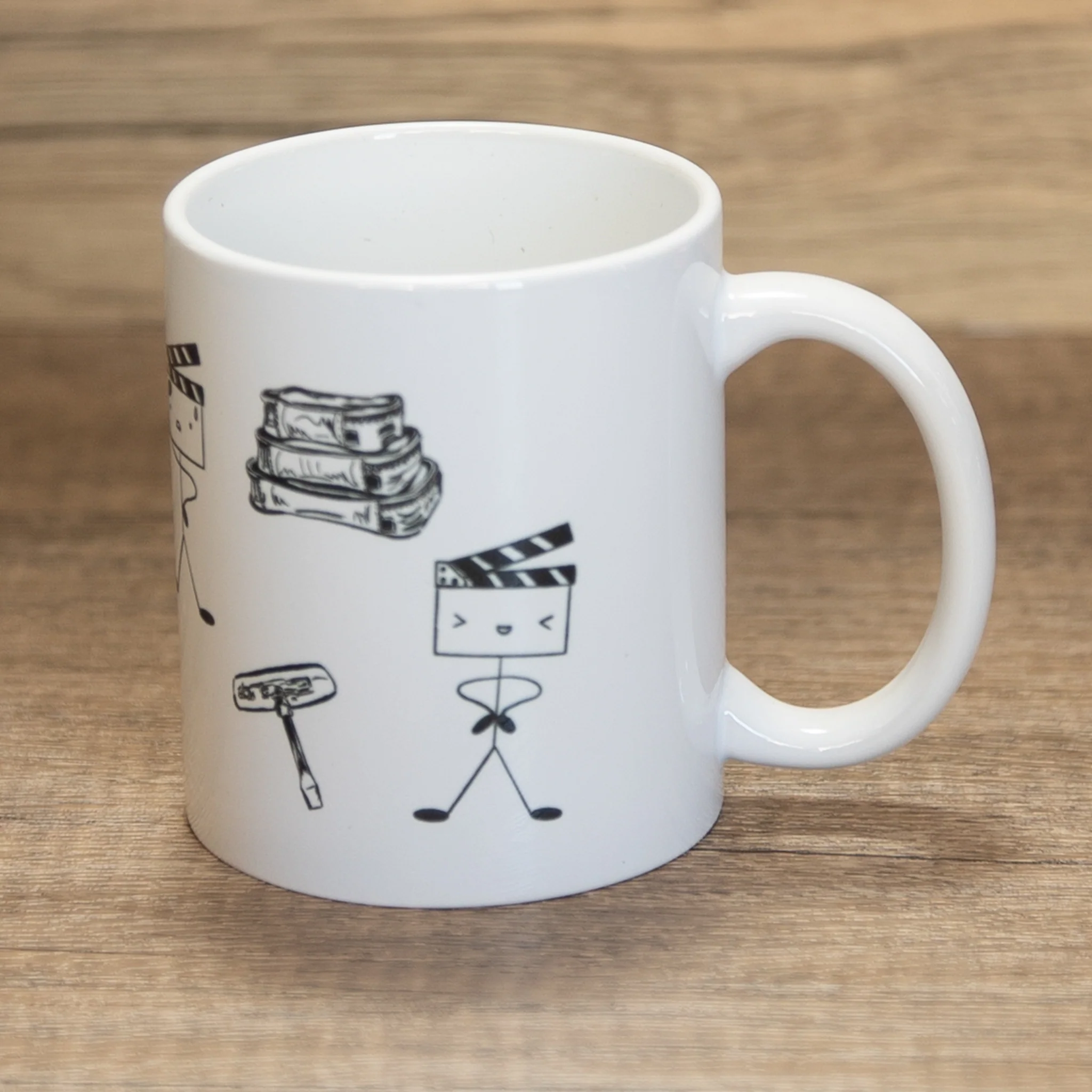 Filmsticks Clapper Head Mug - Image 2