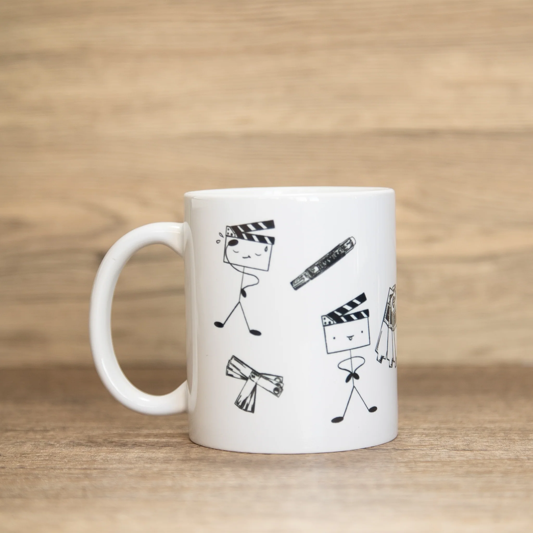 Filmsticks Clapper Head Mug - Image 3